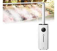 BEESOM Umidificatore Industriale, Grande Volume 60-200㎡ Umidificatori a Nebbia Fredda, Umidificatore Multiuso da Terra per Officina Magazzino Serra di Verdure Tabacco,Smart