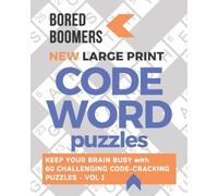 Beesville Books Bored Boomers New Large Print Codeword Puzzles (Tascabile)