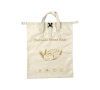 Beeswax Bread Bag | Reusable Freshness Storage Pouch For Sourdough Bread | Multi Functional Waxed B́read Storage Bag For Bakers Kitchen Counter Travel Home Food Preservation Use