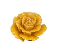BeesWax Candele artigianali in 100% cera d'api, con stoppino in cotone, naturali, decorative, sostenibili, varie forme (Candela rosa - Altezza: 55 mm | Ø 65 mm (naturale))