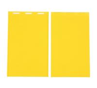 Beeswax Press Sheets 2PCS 5.4mm Silicone Foundation | Flexible Non - Deforming Hexagonal Press | Beekeeping Tool for Beehive Frames/Candle Crafts | Reusable Foldable Portable (Yellow)