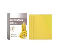 Beeswax Sheets, Natural Craft Wax with DIY Rolling, Candle Making Kit