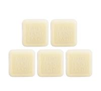 Beeswax Square Polishing Wax 5Pcs Set for Mahogany Furniture Floor Maintenance Thread Bracelet Wood Polish Enhancer White Yellow 5 x 5.5 x 2cm (White)
