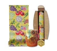 Beeswax wrap in un rotolo da tagliare 30x90 cm | Rotolo in cotone cerato per conservare gli alimenti | dimensioni personalizzabili | Prodotto in Italia (Sapori del sud)