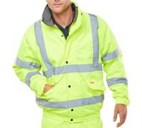 BeeSwift CBJFL Giacca Bomber Foderata In Pile Pesante In Poliestere Hi-Vis