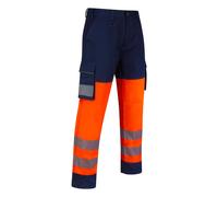 Beeswift Hi Vis Sicurezza Pantaloni Militari Multi & Ginocchio Pad Tasche,Triplo