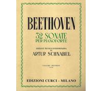 BEETHOVEN - 32 SONATE VOL. 2 - SONATE 13 - 23 - ED. CURCI - PIANOFORTE