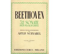 Beethoven 32 sonate Volune Secondo da 13 a 23 per pianoforte