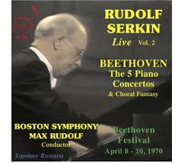 Ludwig van Beet Rudolf Serkin: Live: Beethoven: The 5 Piano Concertos & Cho (CD)