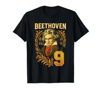 Beethoven 9 Musica Classica Compositore Ritratto Arte Maglietta
