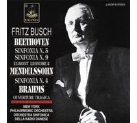 BEETHOVEN/BRAHMS/MENDELSS - SYMPHONIES & TRAGIC OVERT