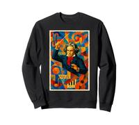 Beethoven Direttore d'orchestra Ritratto Musica Classica Art Felpa