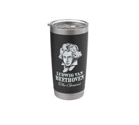 Beethoven Genie Compositore Sinfonia Opera Classica Orchestra Bicchiere termico in acciaio inox doppia parete