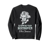 Beethoven Genie Compositore Sinfonia Opera Classica Orchestra Felpa