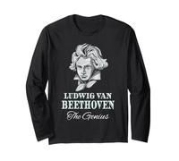 Beethoven Genie Compositore Sinfonia Opera Classica Orchestra Maglia a Manica