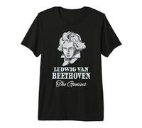 Beethoven Genie Compositore Sinfonia Opera Classica Orchestra Maglietta Premium