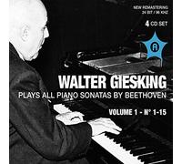 Beethoven / Gieseking - Piano Sonatas, Vol. 1 (4 CD)