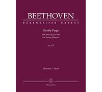 BEETHOVEN - Gran Fuga Op.133 para 2 Violines, Viola y Violoncello (Partes) (Urtext) (Del Mar)