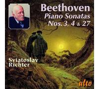 Beethoven, L.V. - Piano Sonatas Nos. 3 4 & 27