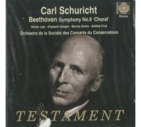 Ludwig van Beethov Symphony No. 9 'Choral' (Schuricht, Lipp, Hongen, Dicki (CD)