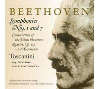 Ludwig van Beethoven Symphonies Nos. 1 and 7 (Toscanini) (CD) Album