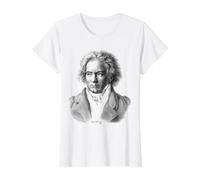 Beethoven Ludwig Van Beethoven Maglietta con Stampa Grafica Economica