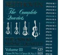 Beethoven Ludwig Van - Integrale Dei Quartetti Per Archi Vol.3: N.5 Op.18, N.7 Op.59 'Rasumovsky'