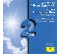 Beethoven, Ludwig van;Mozart, Wolfgang Amadeus;Karajan, Herbert von;Vienna Singverein;Berlin Philharmonic Orchestra;Janowitz, Gundula;Ludwig, Christa;Wunderlich, Fritz;Berry, Walter - Missa Solemnis In D Major, Op. 123,Mass In C Major, K317 'Coronation Mass'