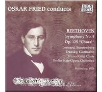 Oskar Fried Conducts Beethoven's 9th