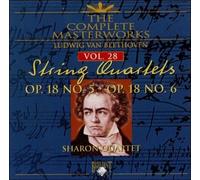 Beethoven Ludwi The Complete Masterworks String Quartets Vol 28 Op. 18 Nos (CD)