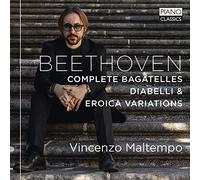 Ludwig van Beethoven – Variazioni Diabelli Op.120, Variazioni Eroica Op.35, Bagatelle (Integrale) – CD – Edel