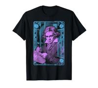 Beethoven Musica Classica Compositore Playlist Cassette Pop Art Maglietta