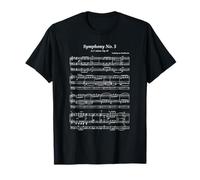 Beethoven Note Musicali segnano 5a sinfonia - Divertente Musical Maglietta