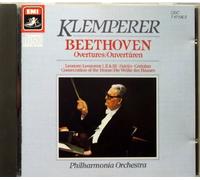 BEETHOVEN :OVERTURES KLEMPERER / Philharmonia Orchestra / EMI 1985