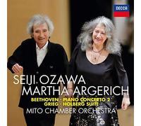 Beethoven/ Argerich, Martha/ Ozawa, Seiji - Beethoven: Piano Concerto 2 / Grieg: Holberg Suite