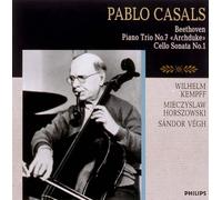 Beethoven : Piano Trio, n° 7 / Sonate Pour Violoncelle, n° 1