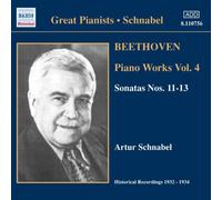 Beethoven: Piano Works Vol. 4 [Recorded 1932-34] by Artur Schnabel (2003-03-03)