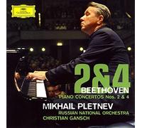 BEETHOVEN / PLETNEV,MIKHAIL BEETHOVEN: PIANO CONCERTOS 2 & 4 (REIS) (SH CD NUOVO