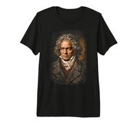Beethoven-Ritratto Ludwig Van Beethoven Musica Classica Maglietta Premium
