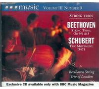 Beethoven, Schubert - Beethoven-String Trios, Op. 9/1 & 3,Schubert-Trio Movement D471 (UK Import)