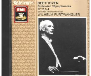 Beethoven: Sinfonie N. 2 & 4 / Wilhelm Furtwangler, Wiener Philharmoniker - CD