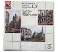 Beethoven: Sinfonien ~ Symphonies 4 & 5 / The London Classical Players, Roger Norrington (Reflexe)