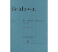 BEETHOVEN - Sonata Op. 49 nº 1 en Sol menor y nº 2 en Sol Mayor "Sonatina" para Piano (Urtext)