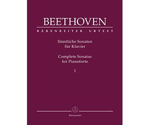 BEETHOVEN - Sonatas Completas Vol.1: Op.2 al 14 para Piano (Urtext) (Del Mar)