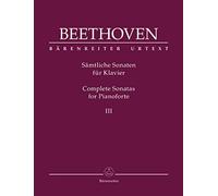 BEETHOVEN - Sonatas Completas Vol.3: Op.54 al 111 para Piano (Urtext) (Del Mar)