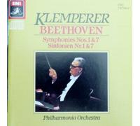 Beethoven Symphony no. 1 & 7 - 1985 first edition / EMI