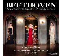 Beethoven: Triple Concerto in C Major, Op. 56 , Piano Trio in E-flat major, Op. 1 No. 1 by San Francisco Ballet Orchestra, Claremont Trio, Martin West (2012-12-11)