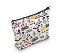 Beetle Bob Makeup Bag Shrunken Head Bob Regali Giustizia per Bob Regali Dipendente del Mese Bob Zipper Bag, Bob è un Regno Unito