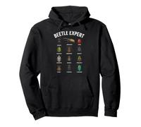 Beetle Expert - Grafico per Insetti con Cervo Ercole, Scarabeo e Felpa con Cappuccio