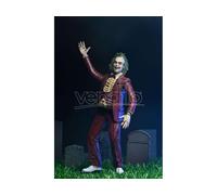 Michael Keaton BEETLEJUICE Tim Burton 1988 black & white striped suit 17 cm NECA